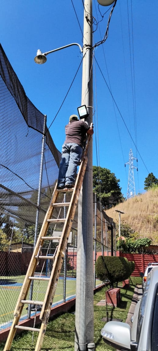 Instalación de Reflectores